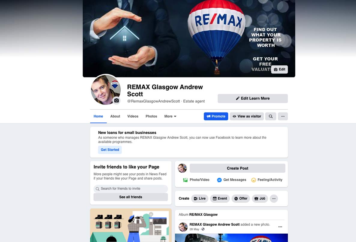 Remax Glasgow - Facebook screenshot 1